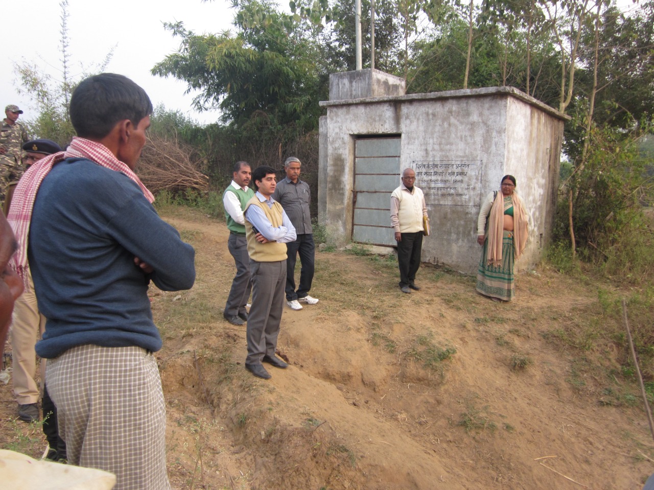 The then DC's visit under Prototype Chhatarpur